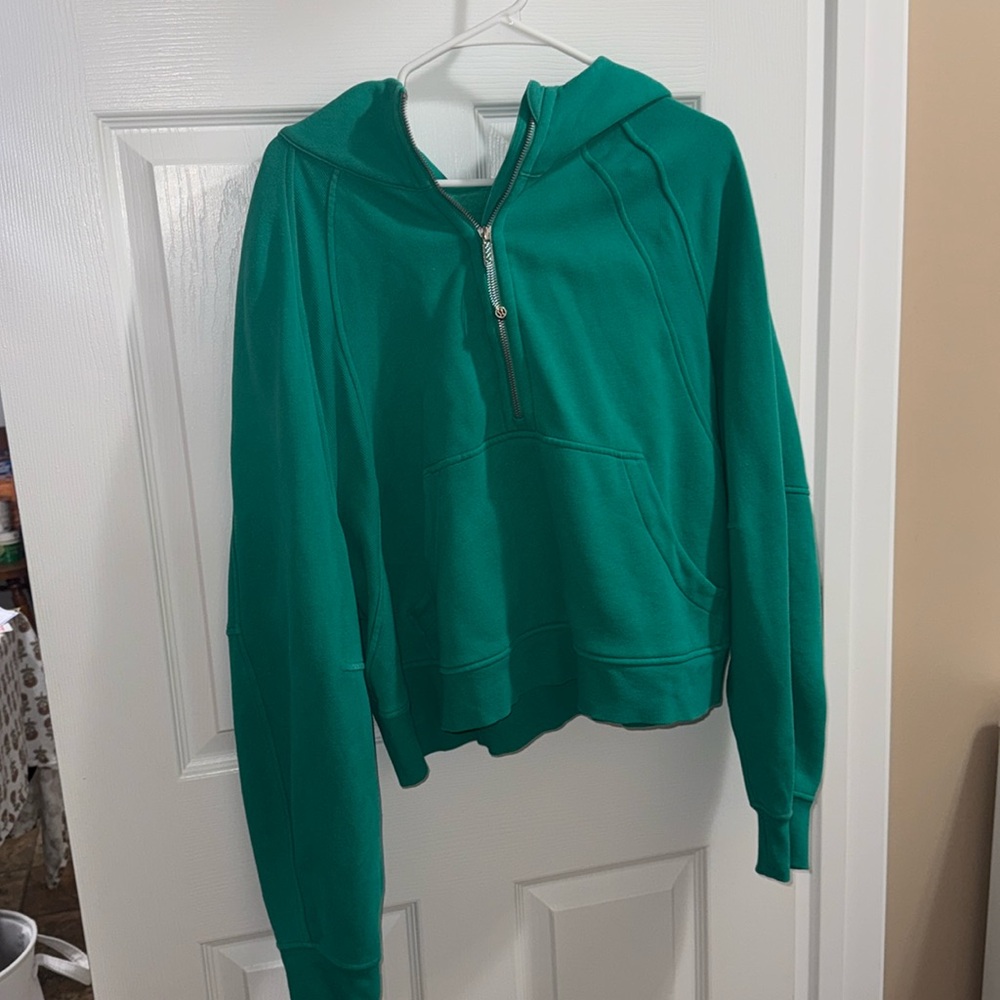Lululemon Scuba Oversized Half-Zip Hoodie XL/XXL Kelly Green